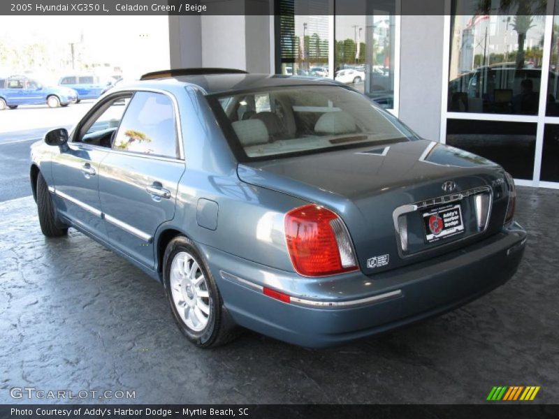 Celadon Green / Beige 2005 Hyundai XG350 L