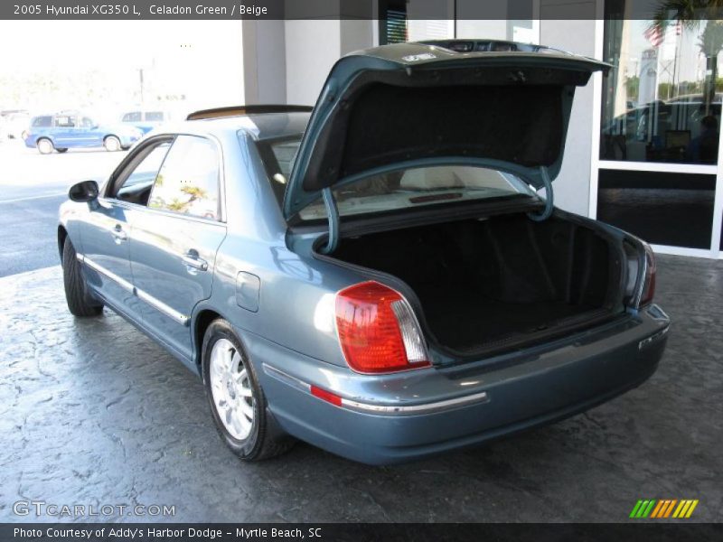 Celadon Green / Beige 2005 Hyundai XG350 L