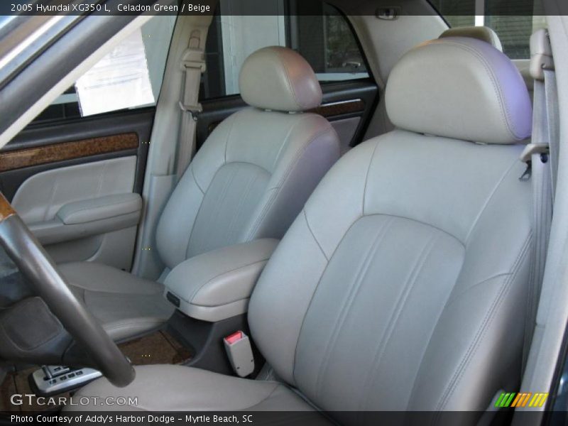 Celadon Green / Beige 2005 Hyundai XG350 L
