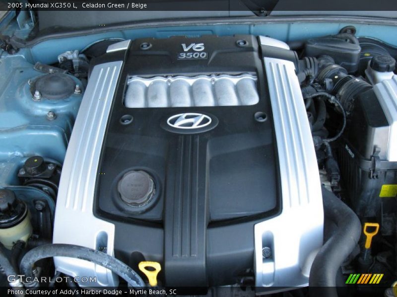 Celadon Green / Beige 2005 Hyundai XG350 L