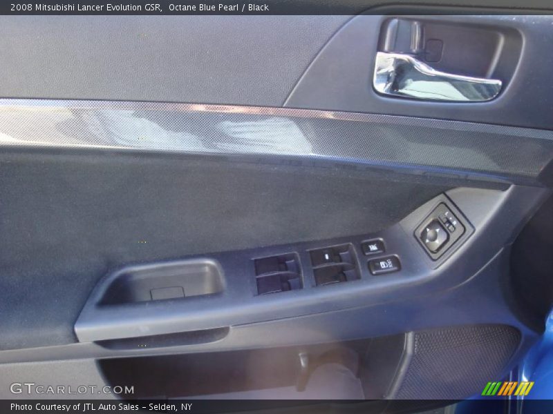 Octane Blue Pearl / Black 2008 Mitsubishi Lancer Evolution GSR