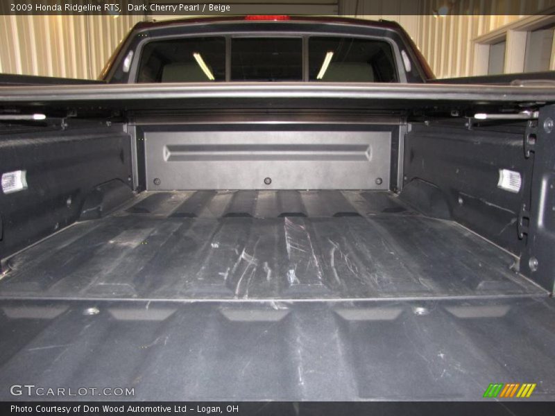 Dark Cherry Pearl / Beige 2009 Honda Ridgeline RTS