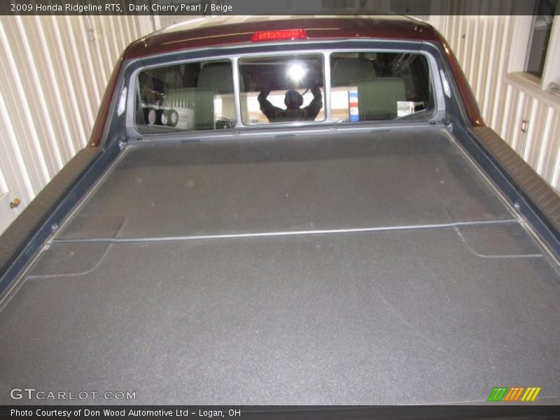 Dark Cherry Pearl / Beige 2009 Honda Ridgeline RTS