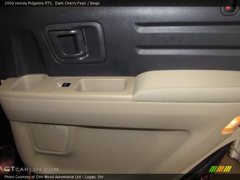 Dark Cherry Pearl / Beige 2009 Honda Ridgeline RTS