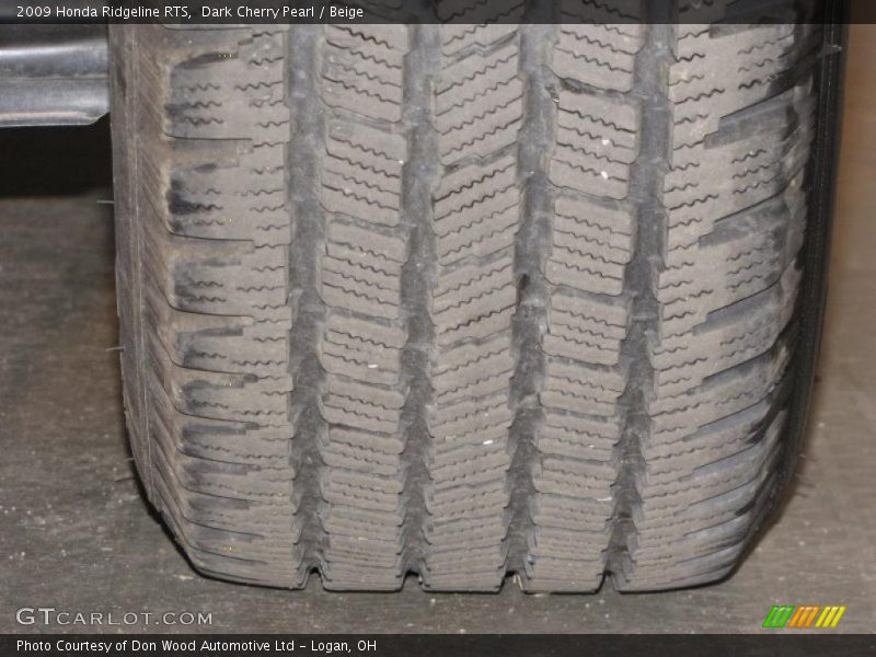 Dark Cherry Pearl / Beige 2009 Honda Ridgeline RTS
