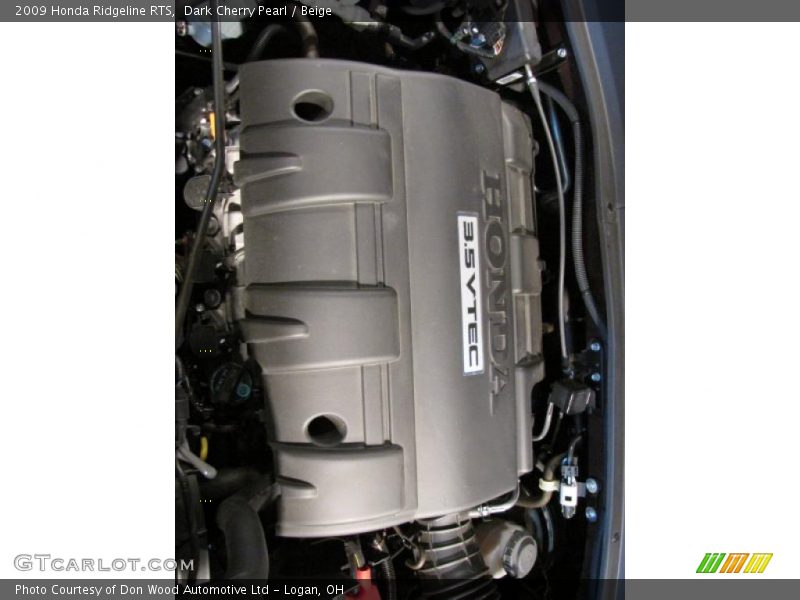 Dark Cherry Pearl / Beige 2009 Honda Ridgeline RTS