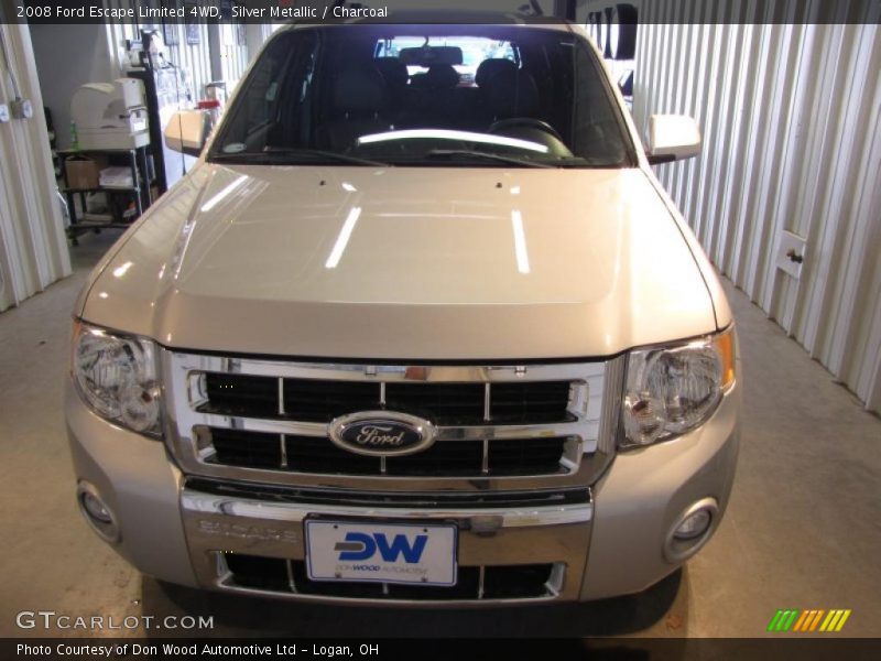 Silver Metallic / Charcoal 2008 Ford Escape Limited 4WD