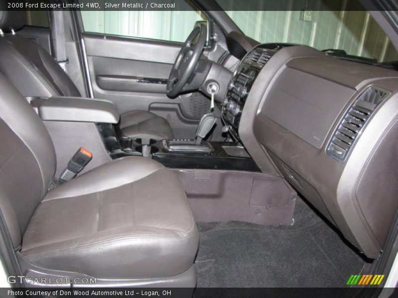 Silver Metallic / Charcoal 2008 Ford Escape Limited 4WD