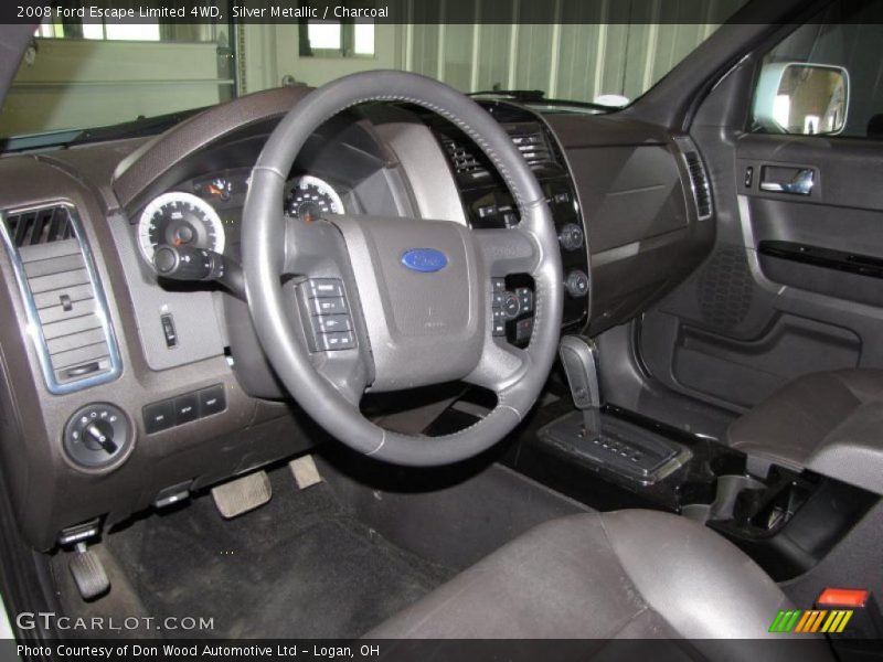 Silver Metallic / Charcoal 2008 Ford Escape Limited 4WD