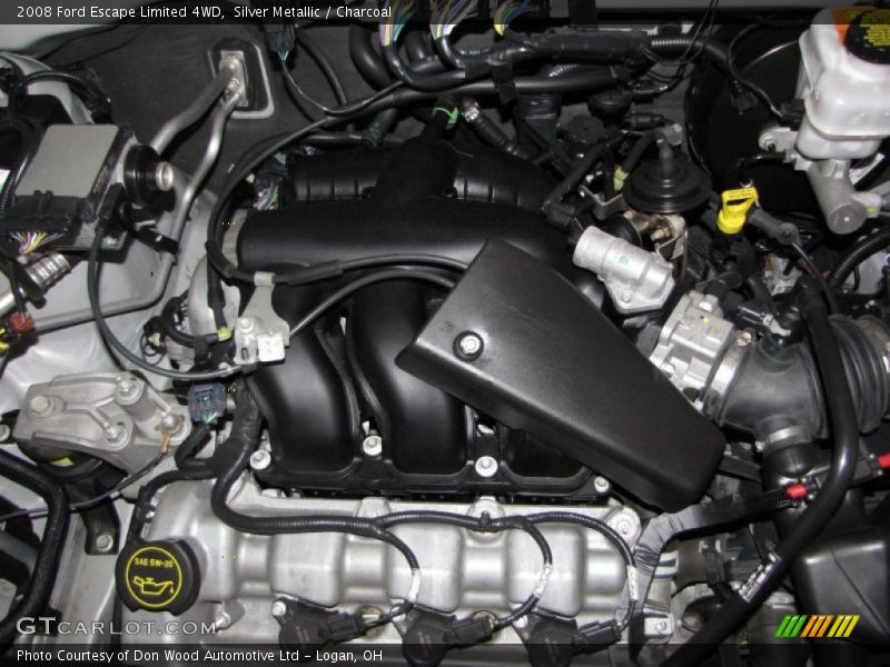 Silver Metallic / Charcoal 2008 Ford Escape Limited 4WD