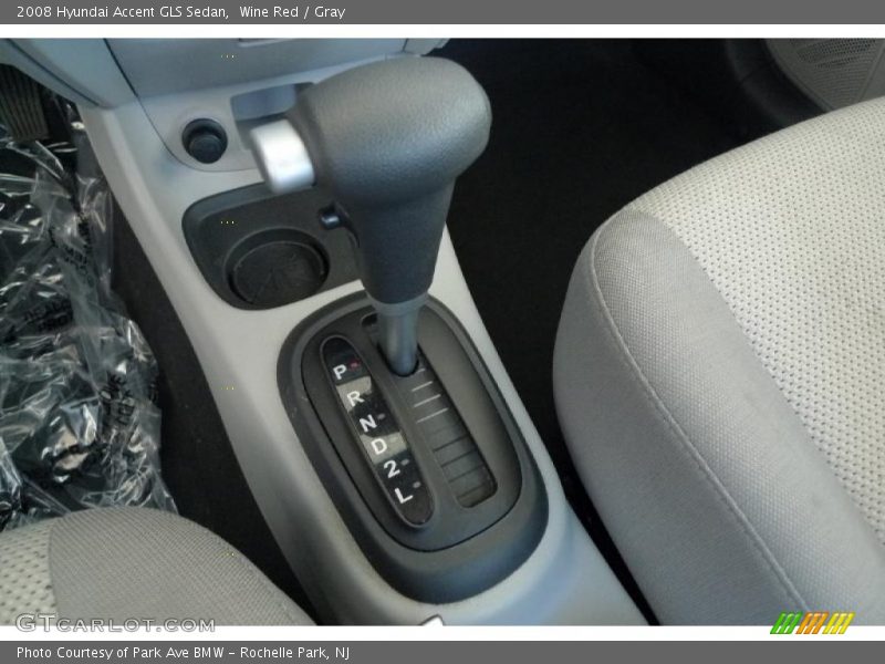 Wine Red / Gray 2008 Hyundai Accent GLS Sedan