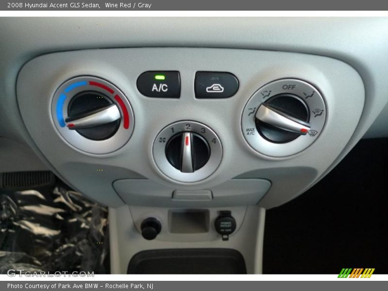 Wine Red / Gray 2008 Hyundai Accent GLS Sedan