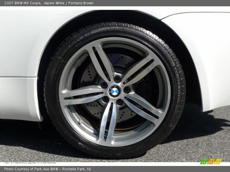 Alpine White / Portland Brown 2007 BMW M6 Coupe