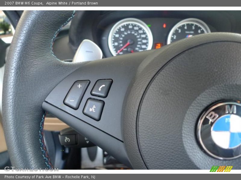 Alpine White / Portland Brown 2007 BMW M6 Coupe