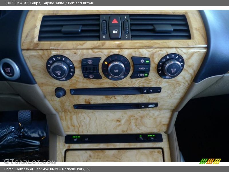 Alpine White / Portland Brown 2007 BMW M6 Coupe