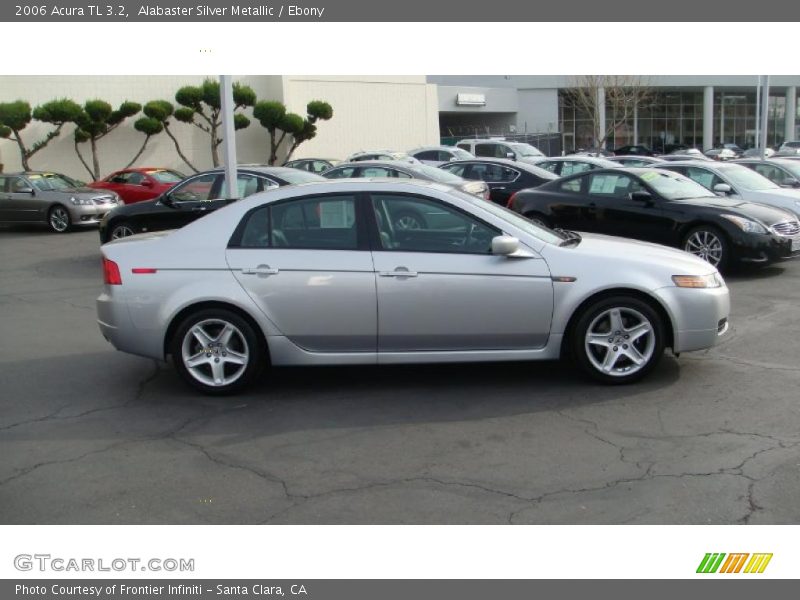 Alabaster Silver Metallic / Ebony 2006 Acura TL 3.2