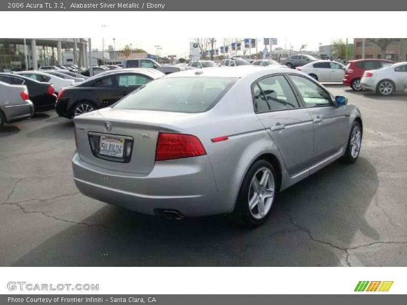 Alabaster Silver Metallic / Ebony 2006 Acura TL 3.2