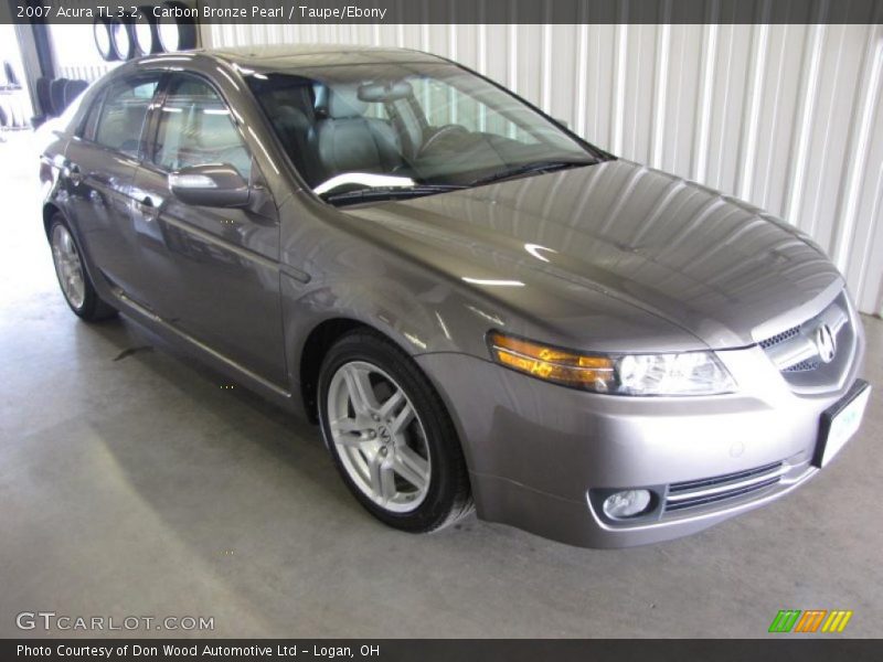 Carbon Bronze Pearl / Taupe/Ebony 2007 Acura TL 3.2