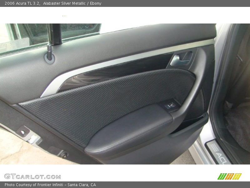 Alabaster Silver Metallic / Ebony 2006 Acura TL 3.2
