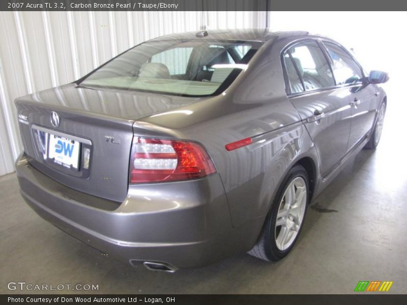 Carbon Bronze Pearl / Taupe/Ebony 2007 Acura TL 3.2