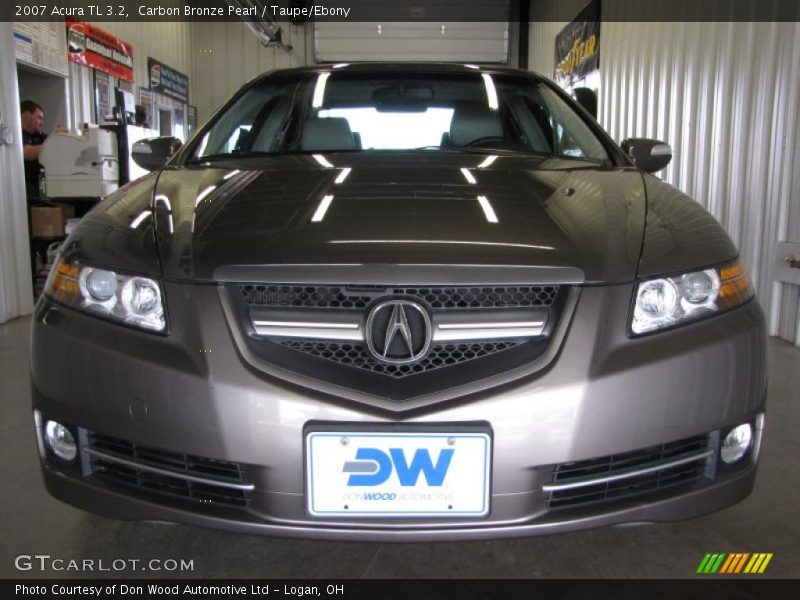 Carbon Bronze Pearl / Taupe/Ebony 2007 Acura TL 3.2