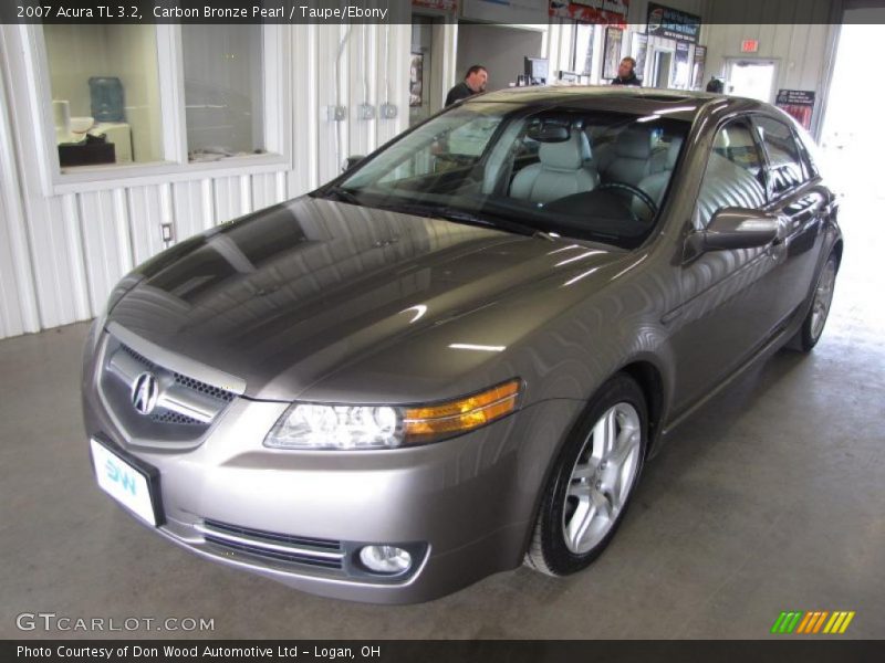 Carbon Bronze Pearl / Taupe/Ebony 2007 Acura TL 3.2