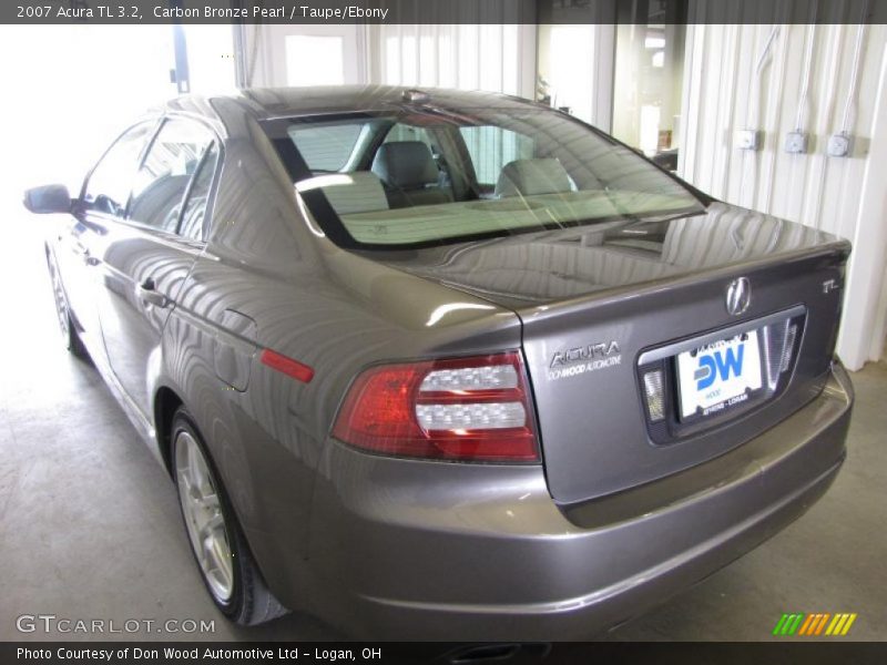 Carbon Bronze Pearl / Taupe/Ebony 2007 Acura TL 3.2
