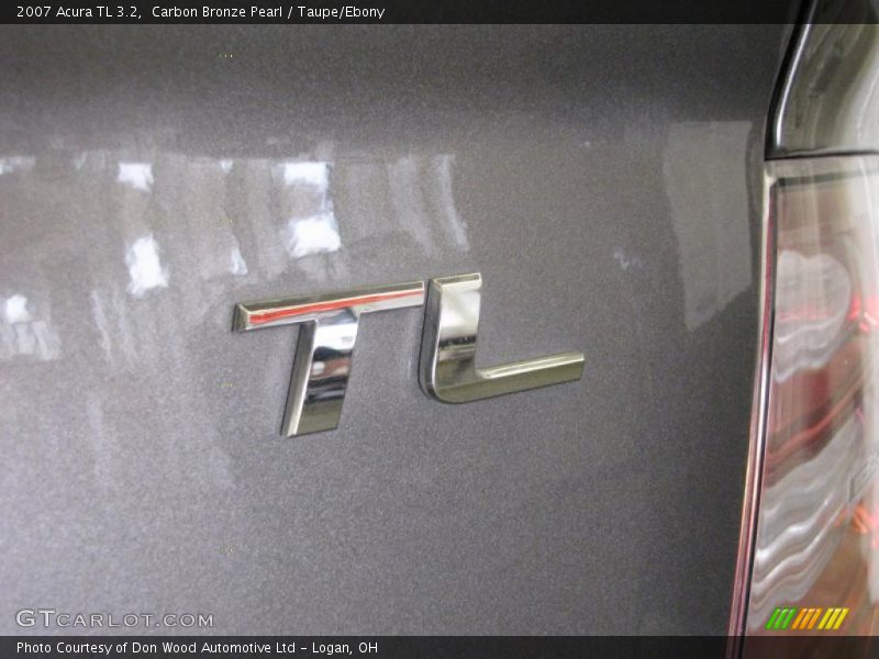 Carbon Bronze Pearl / Taupe/Ebony 2007 Acura TL 3.2