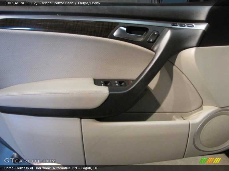 Carbon Bronze Pearl / Taupe/Ebony 2007 Acura TL 3.2