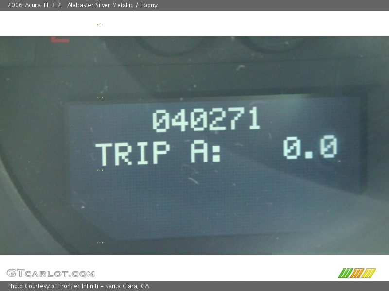 Alabaster Silver Metallic / Ebony 2006 Acura TL 3.2