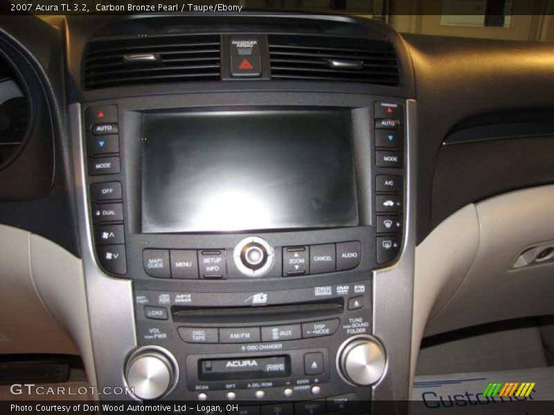 Carbon Bronze Pearl / Taupe/Ebony 2007 Acura TL 3.2