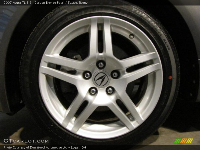 Carbon Bronze Pearl / Taupe/Ebony 2007 Acura TL 3.2