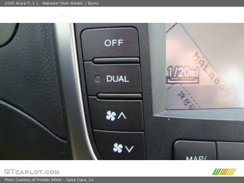Alabaster Silver Metallic / Ebony 2006 Acura TL 3.2