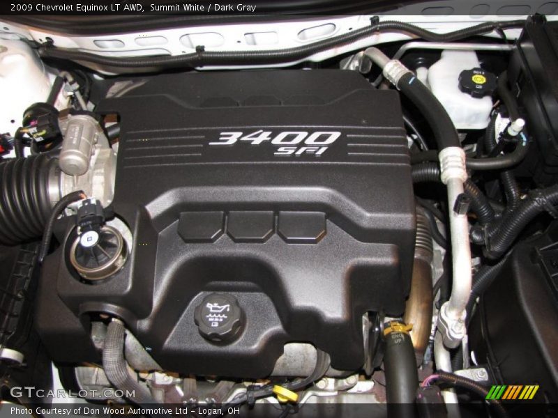 Summit White / Dark Gray 2009 Chevrolet Equinox LT AWD