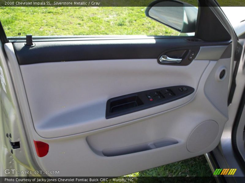 Silverstone Metallic / Gray 2008 Chevrolet Impala SS