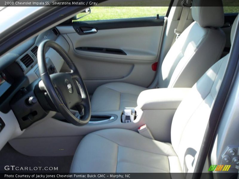 Silverstone Metallic / Gray 2008 Chevrolet Impala SS