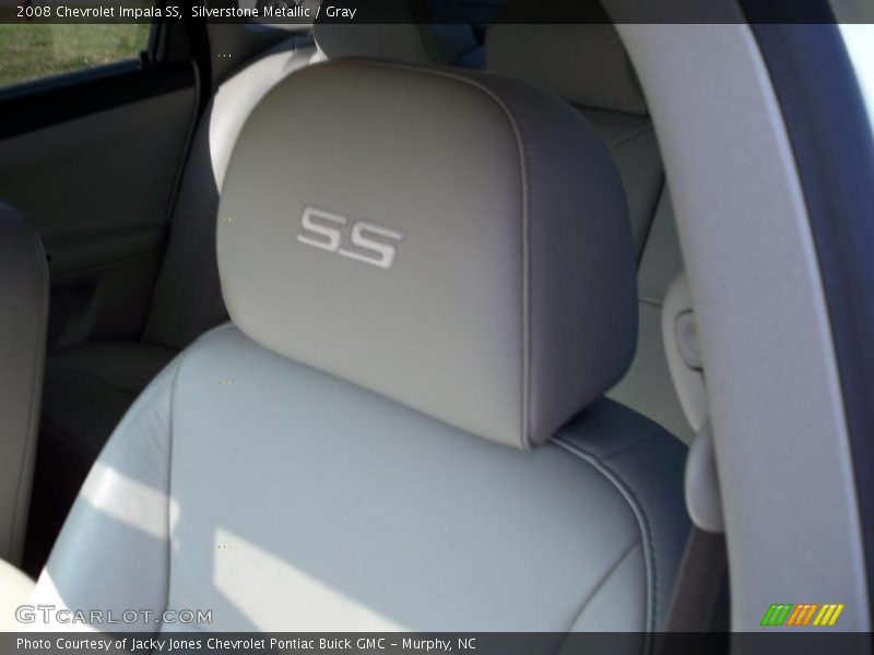 Silverstone Metallic / Gray 2008 Chevrolet Impala SS