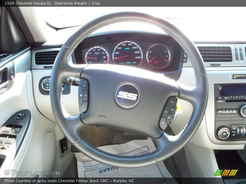 Silverstone Metallic / Gray 2008 Chevrolet Impala SS