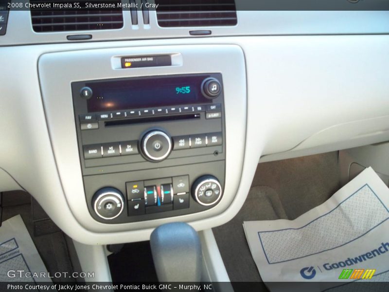 Silverstone Metallic / Gray 2008 Chevrolet Impala SS