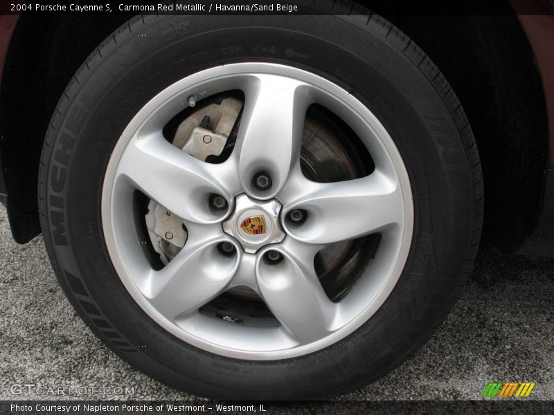 Carmona Red Metallic / Havanna/Sand Beige 2004 Porsche Cayenne S