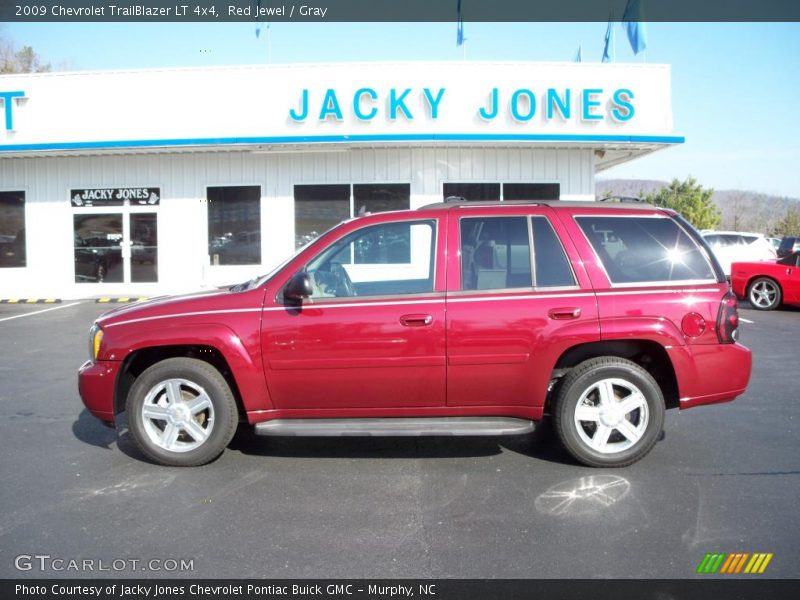 Red Jewel / Gray 2009 Chevrolet TrailBlazer LT 4x4