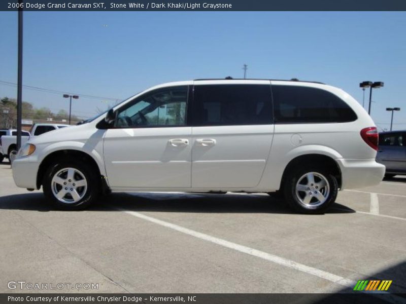 Stone White / Dark Khaki/Light Graystone 2006 Dodge Grand Caravan SXT