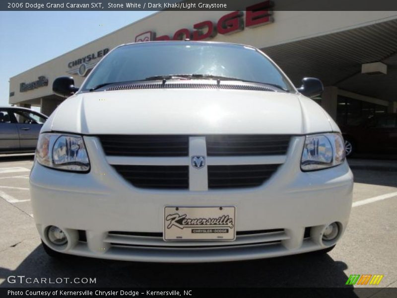 Stone White / Dark Khaki/Light Graystone 2006 Dodge Grand Caravan SXT