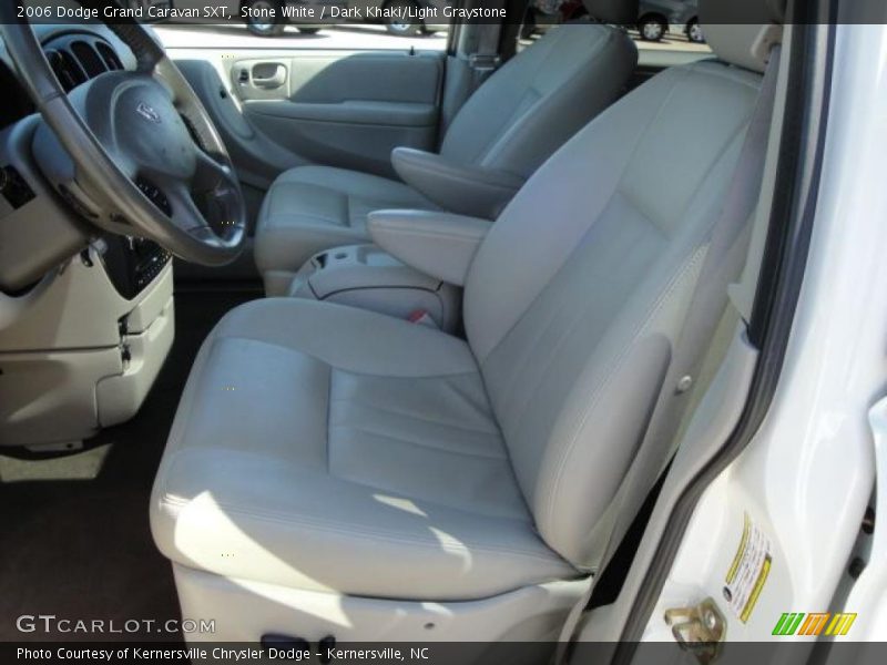 Stone White / Dark Khaki/Light Graystone 2006 Dodge Grand Caravan SXT