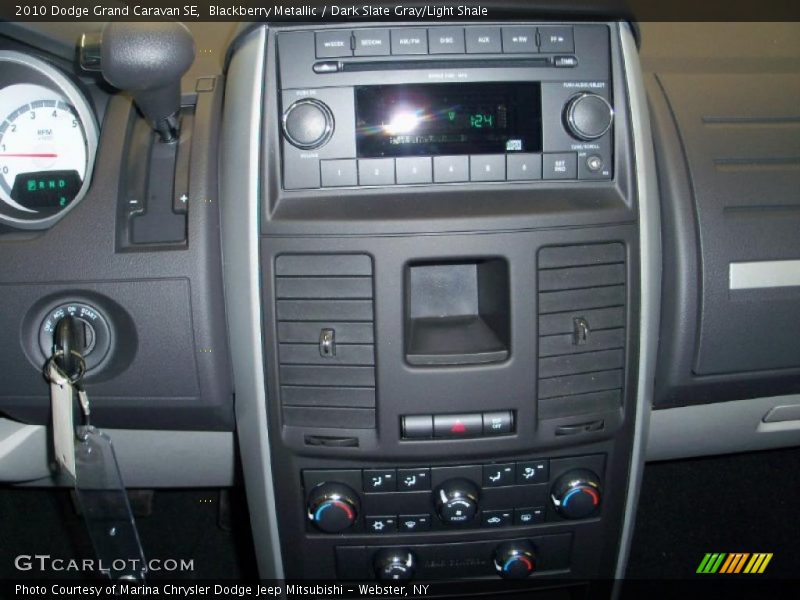 Blackberry Metallic / Dark Slate Gray/Light Shale 2010 Dodge Grand Caravan SE