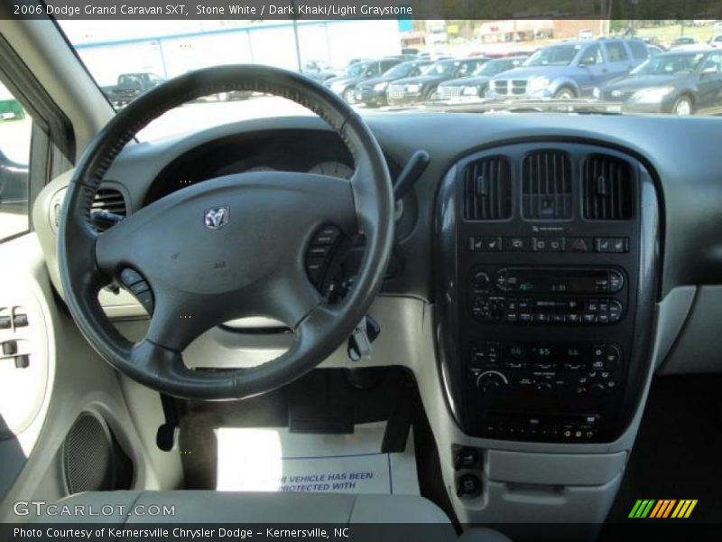 Stone White / Dark Khaki/Light Graystone 2006 Dodge Grand Caravan SXT