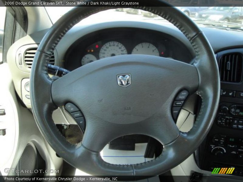 Stone White / Dark Khaki/Light Graystone 2006 Dodge Grand Caravan SXT