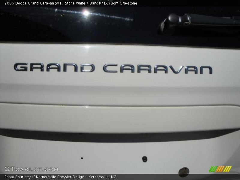 Stone White / Dark Khaki/Light Graystone 2006 Dodge Grand Caravan SXT