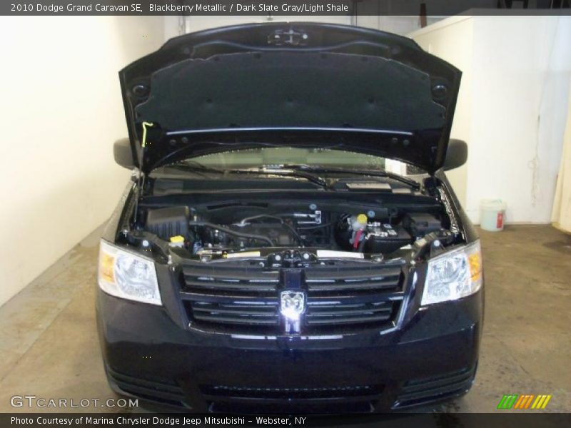 Blackberry Metallic / Dark Slate Gray/Light Shale 2010 Dodge Grand Caravan SE