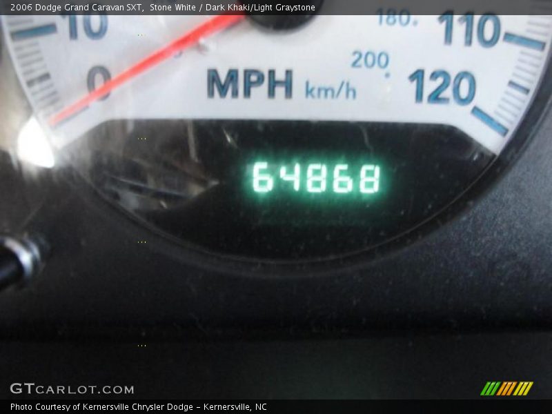 Stone White / Dark Khaki/Light Graystone 2006 Dodge Grand Caravan SXT